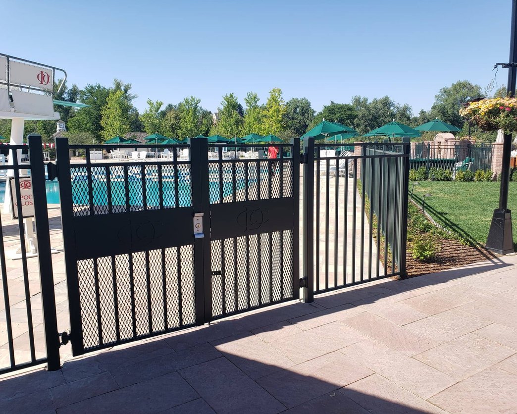 Well constructed wooden fence